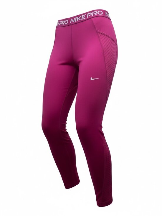 Nike Pro Pants - Nike Pro DRI-FIT High-Waisted Legging w/ Pockets XL Pink #225V